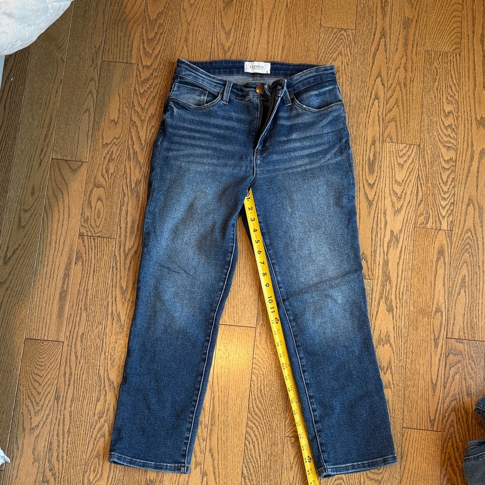 Evereve Dark Wash Denim Jeans
